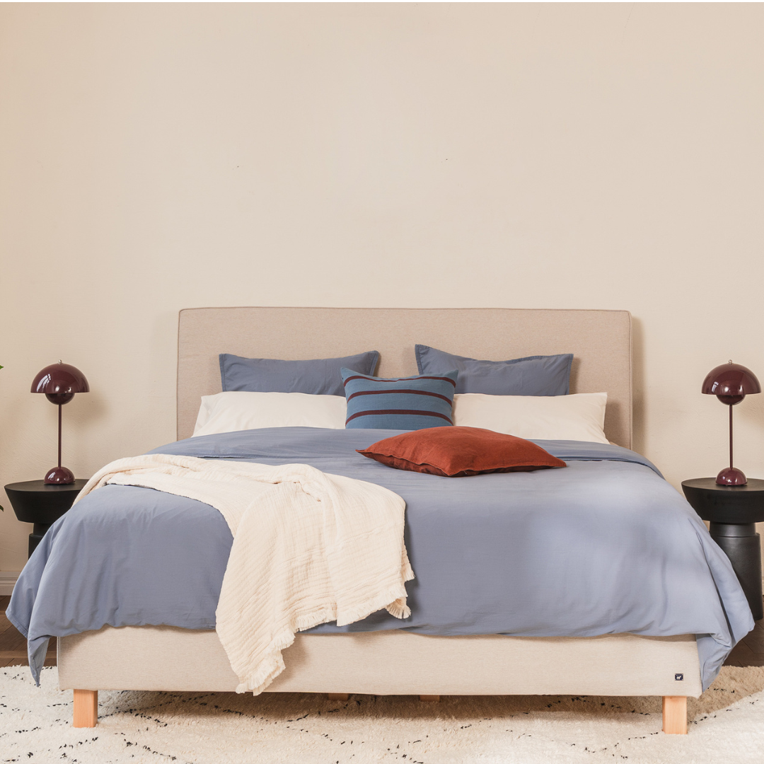 Bruno Boxspringbett in Beige mit hohem Schlafkomfort