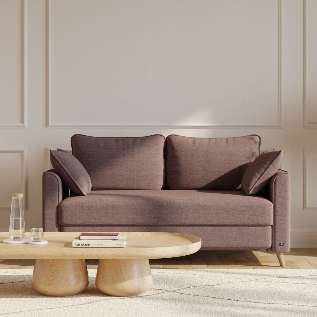 Bruno 2-Sitzer Schlafsofa mit komfortabler Liegefläche