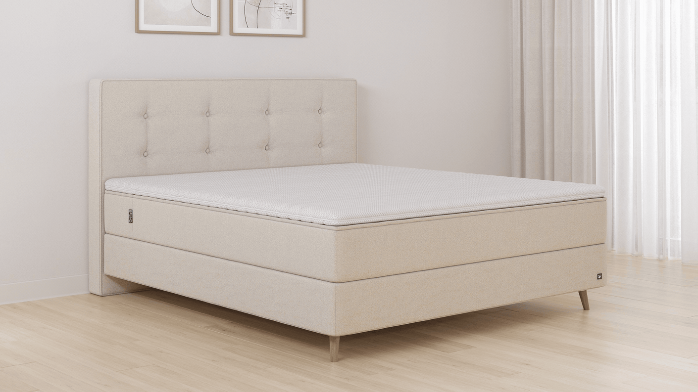 Bruno Original boxspring – boxspringsysteem met pocketveren, premium topper optioneel, ergonomisch ligcomfort, gratis verzending, 10 jaar garantie, 30 dagen proefslapen
