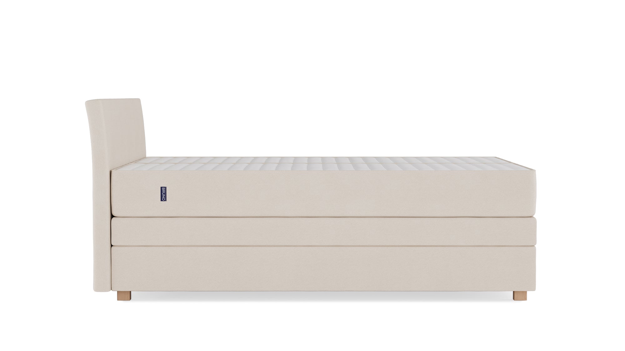 Boxspringbett Premium von Bruno – in Beige