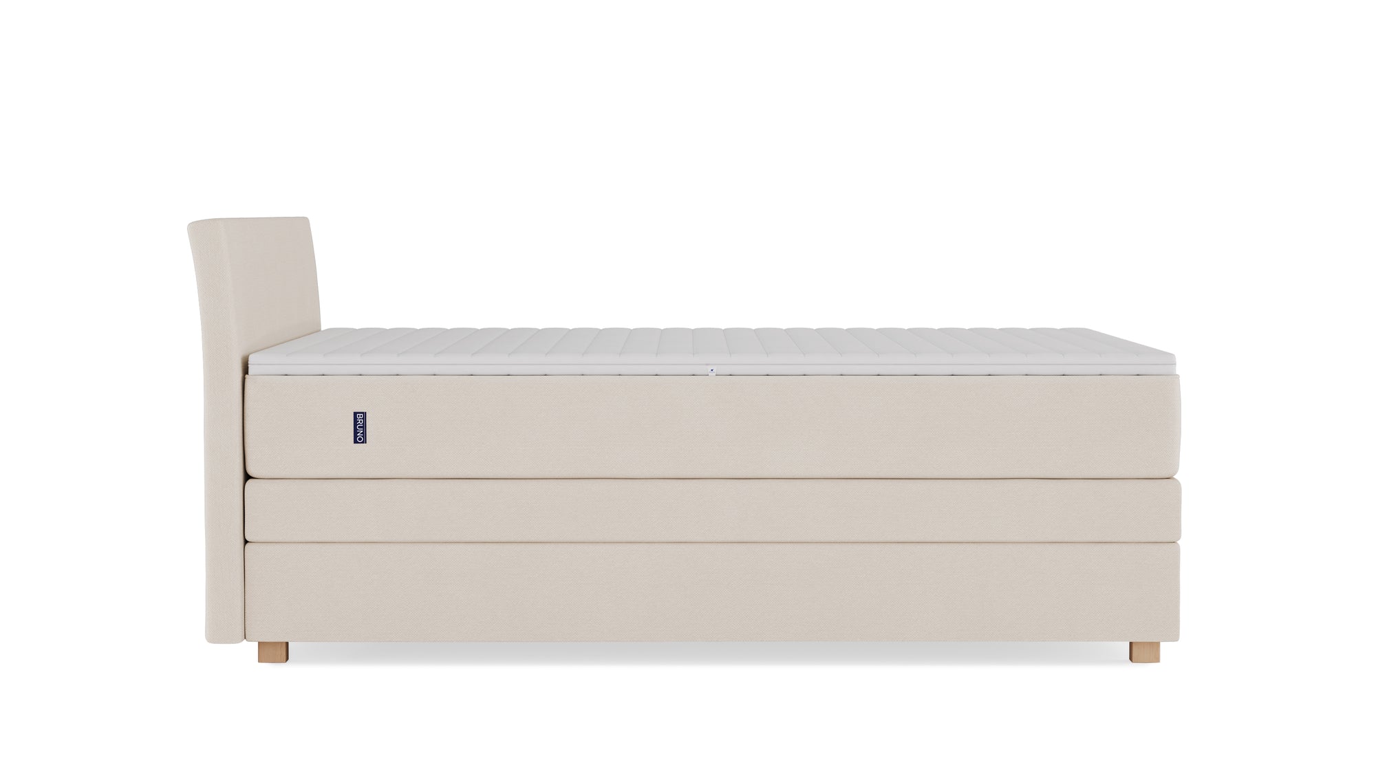 Boxspringbett Premium von Bruno – in Beige