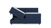 Boxspringbett Premium von Bruno – in Blau