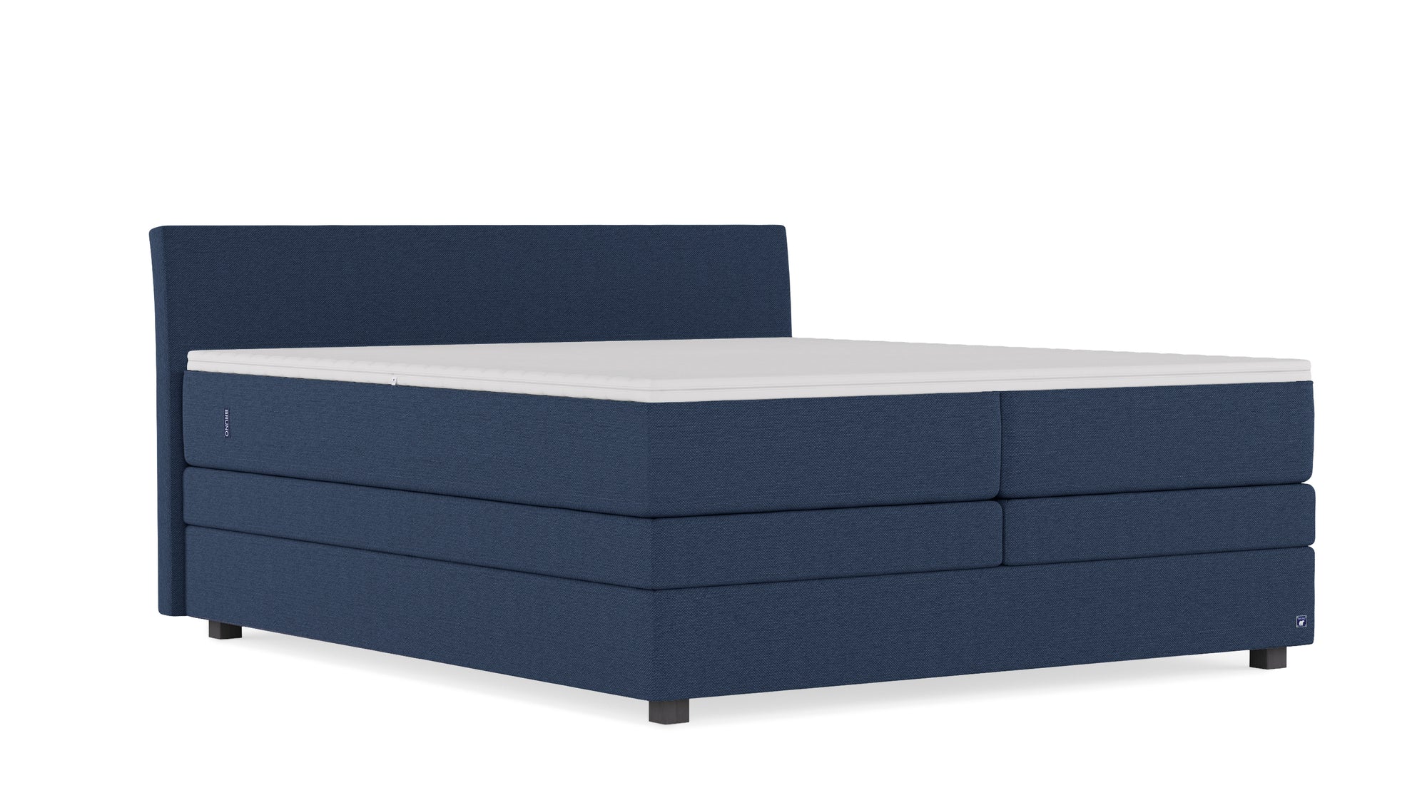 Boxspringbett Premium von Bruno – in Blau