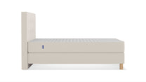 Boxspringbett Premium von Bruno – in Beige, Holzfüße