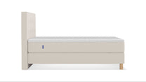 Boxspringbett Premium von Bruno – in Beige, Holzfüße