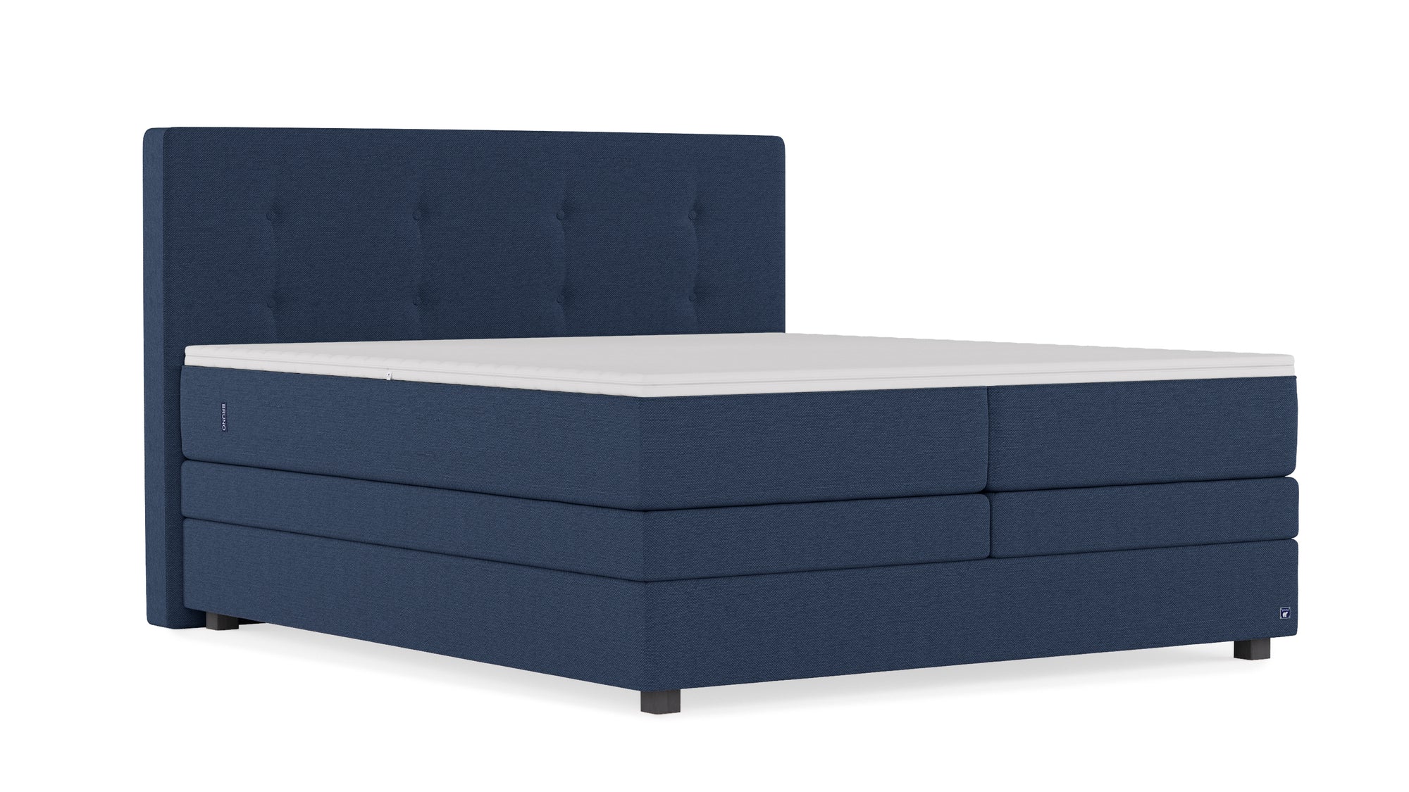 Boxspringbett Premium von Bruno – in Blau