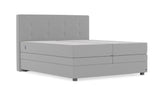 Bruno Original boxspring met opbergruimte licht grijs