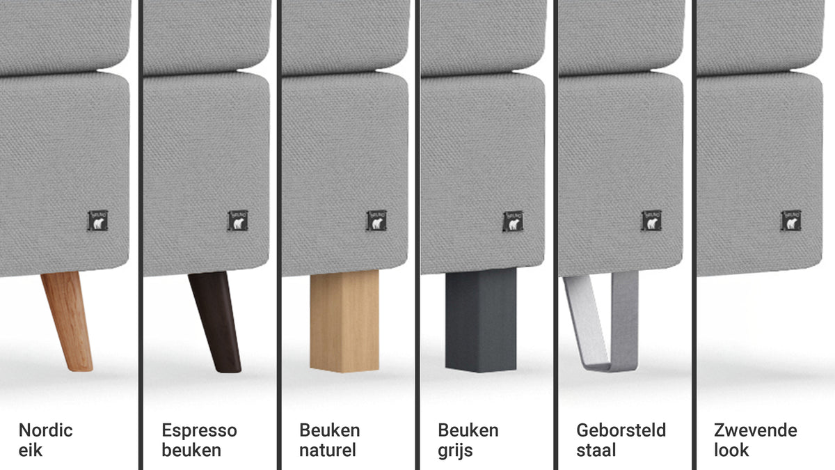 Bruno Boxspringbett Premium Fußvarianten