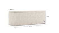 Betttruhe von Bruno – 160 cm, in Beige