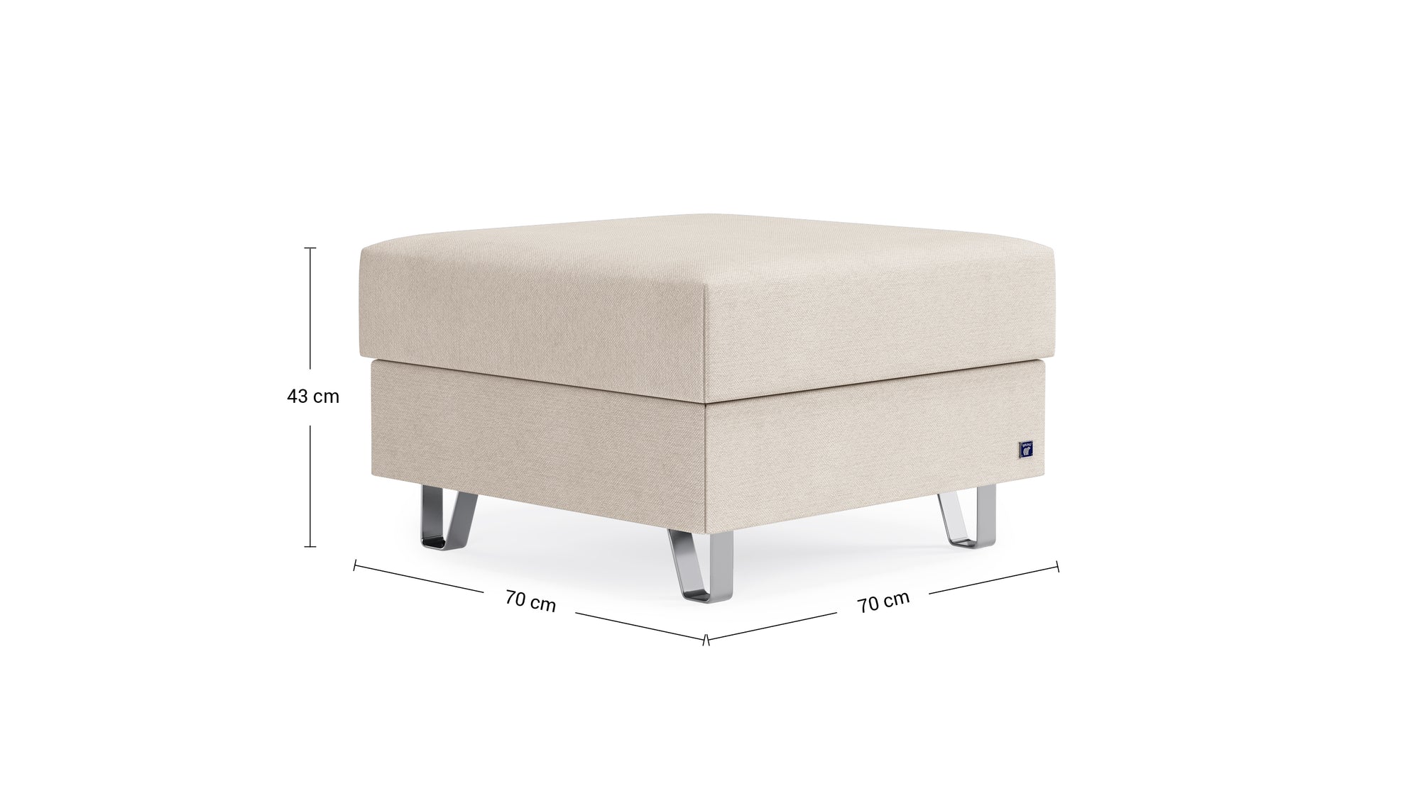 Schlafmöbel von Bruno – in Beige