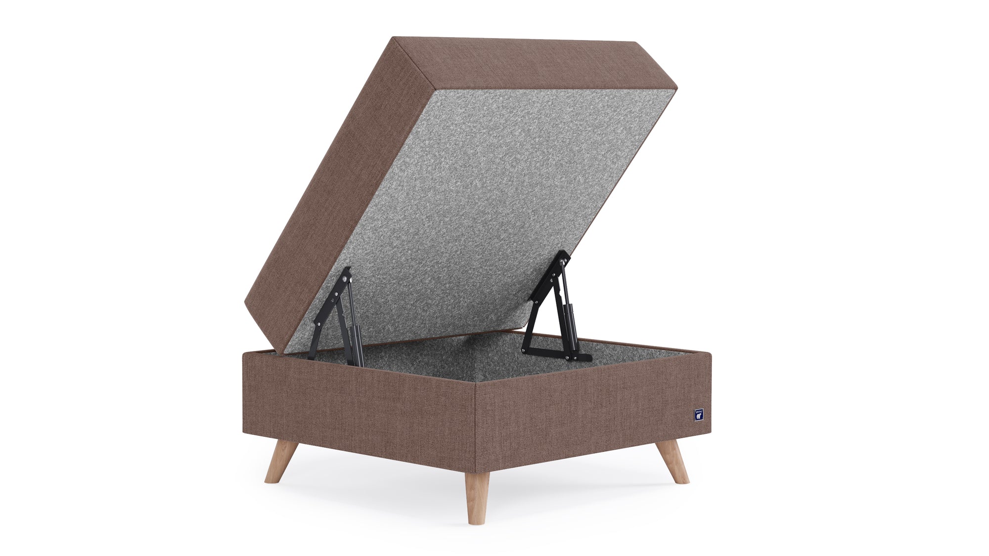 Hocker von Bruno – in Braun