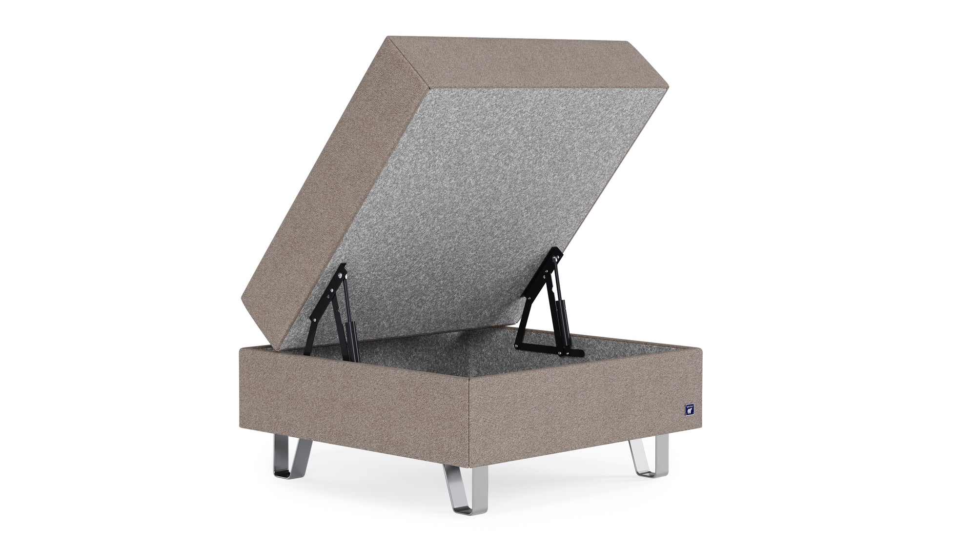 Hocker von Bruno – in Glory Taupe