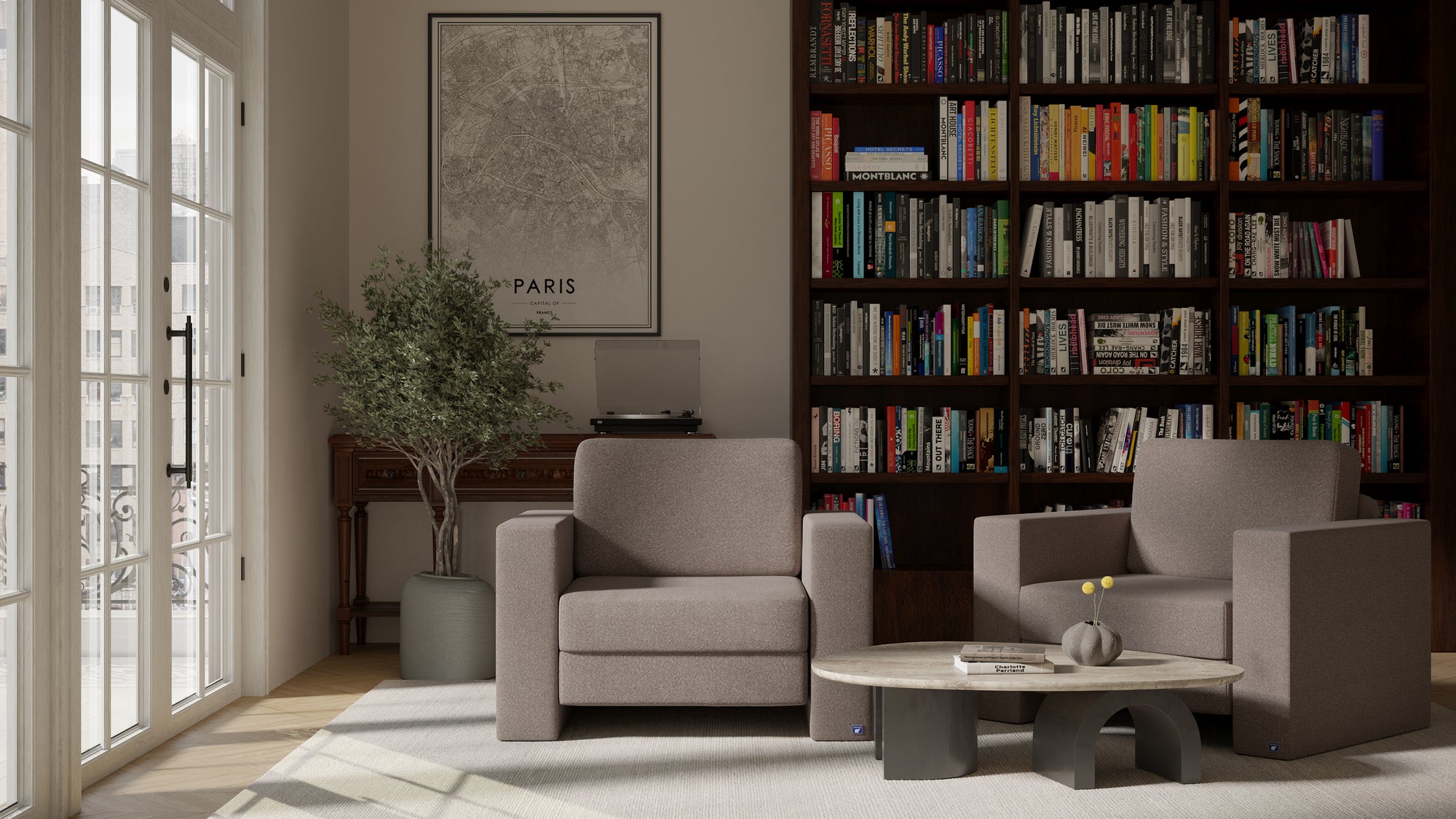 Schlafsessel von Bruno – in Glory Taupe
