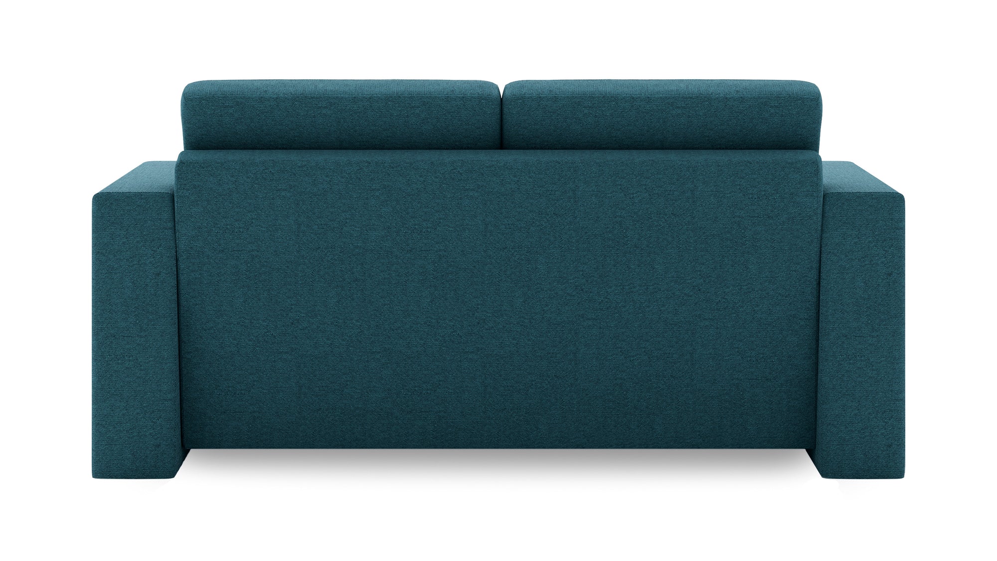 Schlafsofa von Bruno – 140 cm, in Türkis