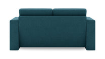 Schlafsofa von Bruno – 140 cm, in Türkis