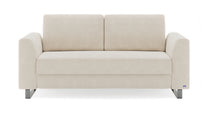 Schlafsofa von Bruno – 140 cm, Metallfüße