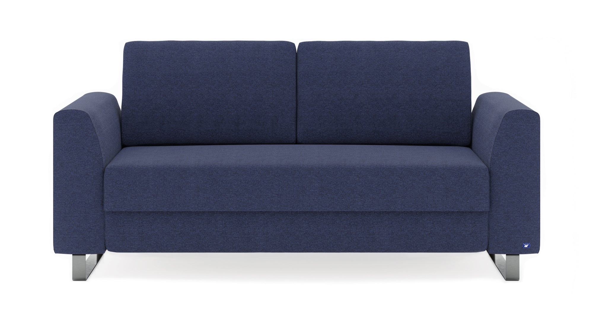 Schlafsofa von Bruno – 140 cm, Metallfüße