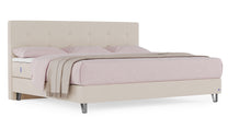 Familienbett von Bruno – in Beige, Opus-Kopfteil