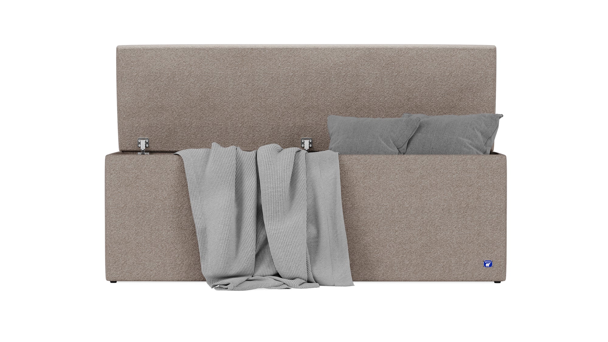 Betttruhe von Bruno – in Glory Taupe