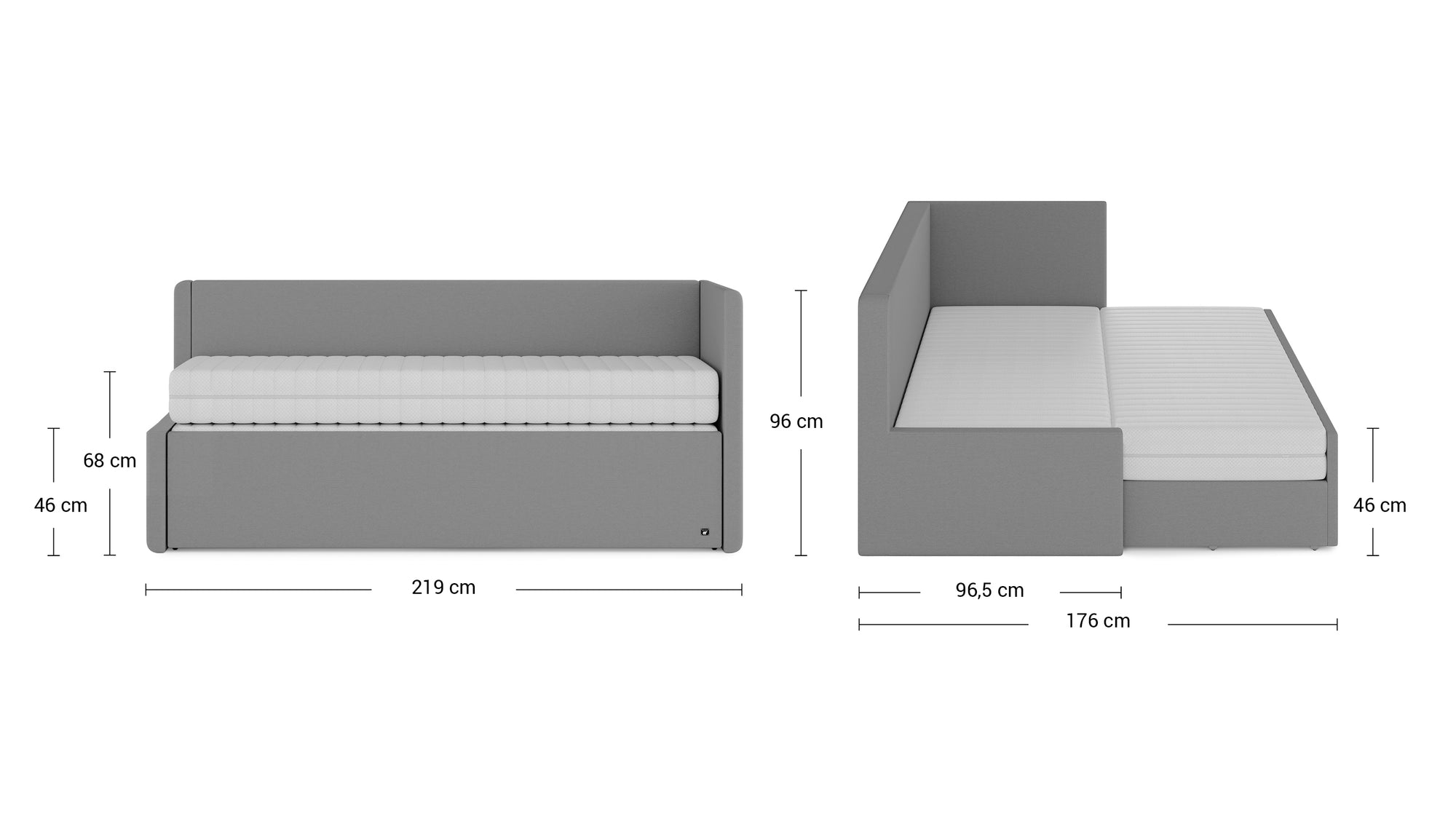 Flexibett von Bruno – in Grün