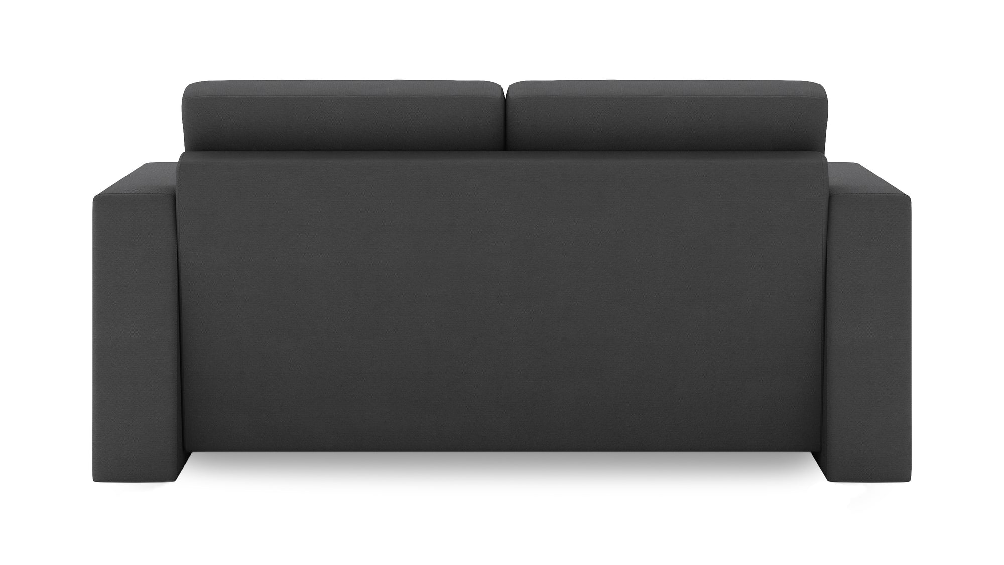 Schlafsofa von Bruno – 140 cm, in Anthrazit