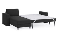 Schlafsofa von Bruno – 140 cm, in Anthrazit