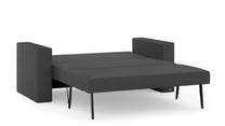 Schlafsofa von Bruno – 140 cm, in Anthrazit