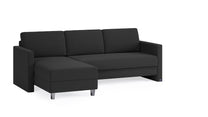 Schlafsofa von Bruno – 140 cm, in Anthrazit