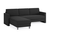 Schlafsofa von Bruno – 140 cm, in Anthrazit