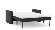 Schlafsofa von Bruno – 140 cm, in Anthrazit