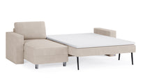 Schlafsofa von Bruno – 140 cm, in Beige