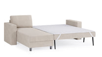 Schlafsofa von Bruno – 140 cm, in Beige