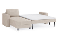 Schlafsofa von Bruno – 140 cm, in Beige
