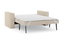 Schlafsofa von Bruno – 140 cm, in Beige