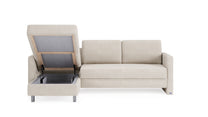 Schlafsofa von Bruno – 140 cm, in Beige