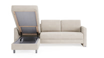 Schlafsofa von Bruno – 140 cm, in Beige