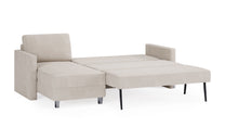 Schlafsofa von Bruno – 140 cm, in Beige