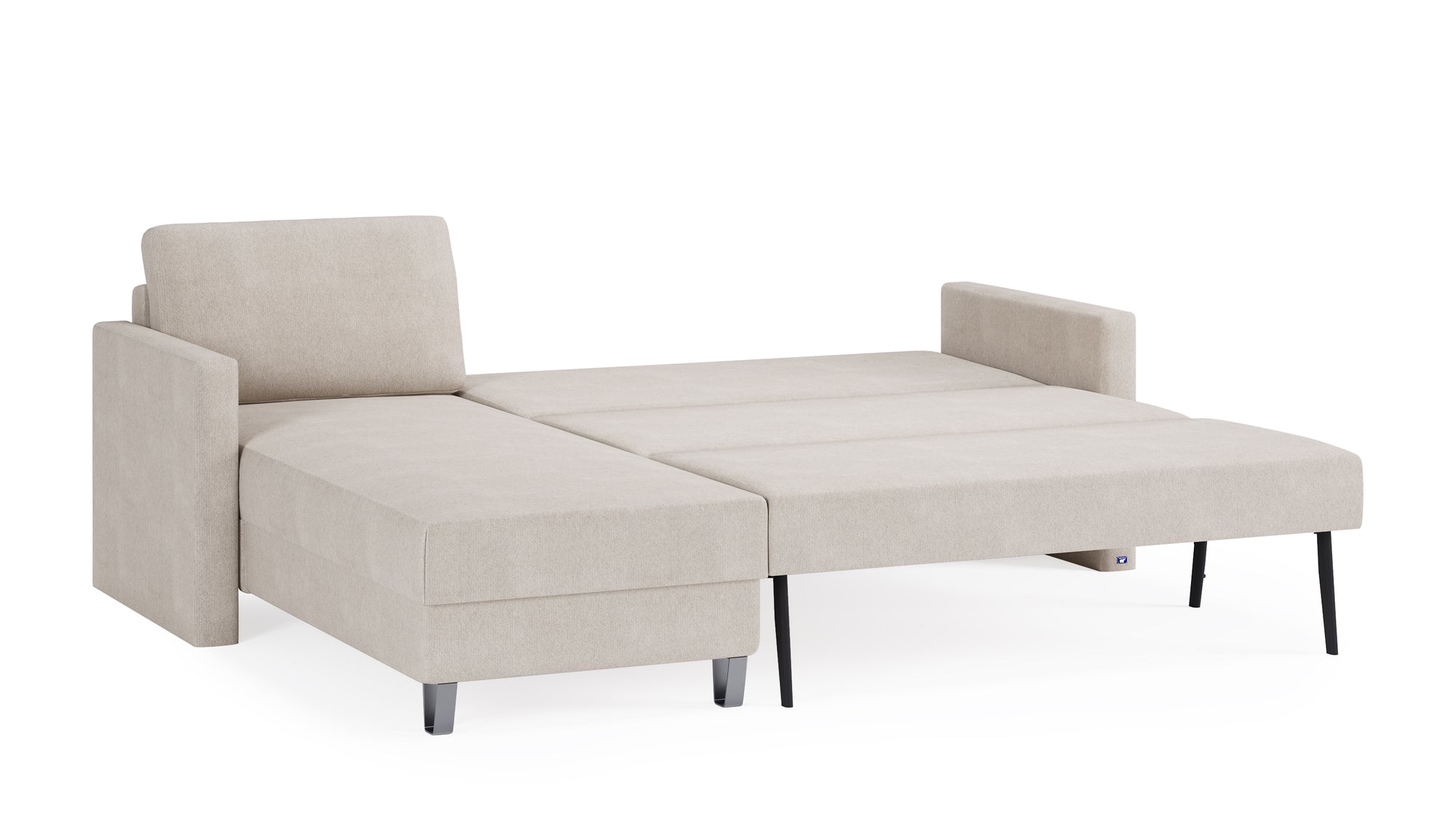 Schlafsofa von Bruno – 140 cm, in Beige