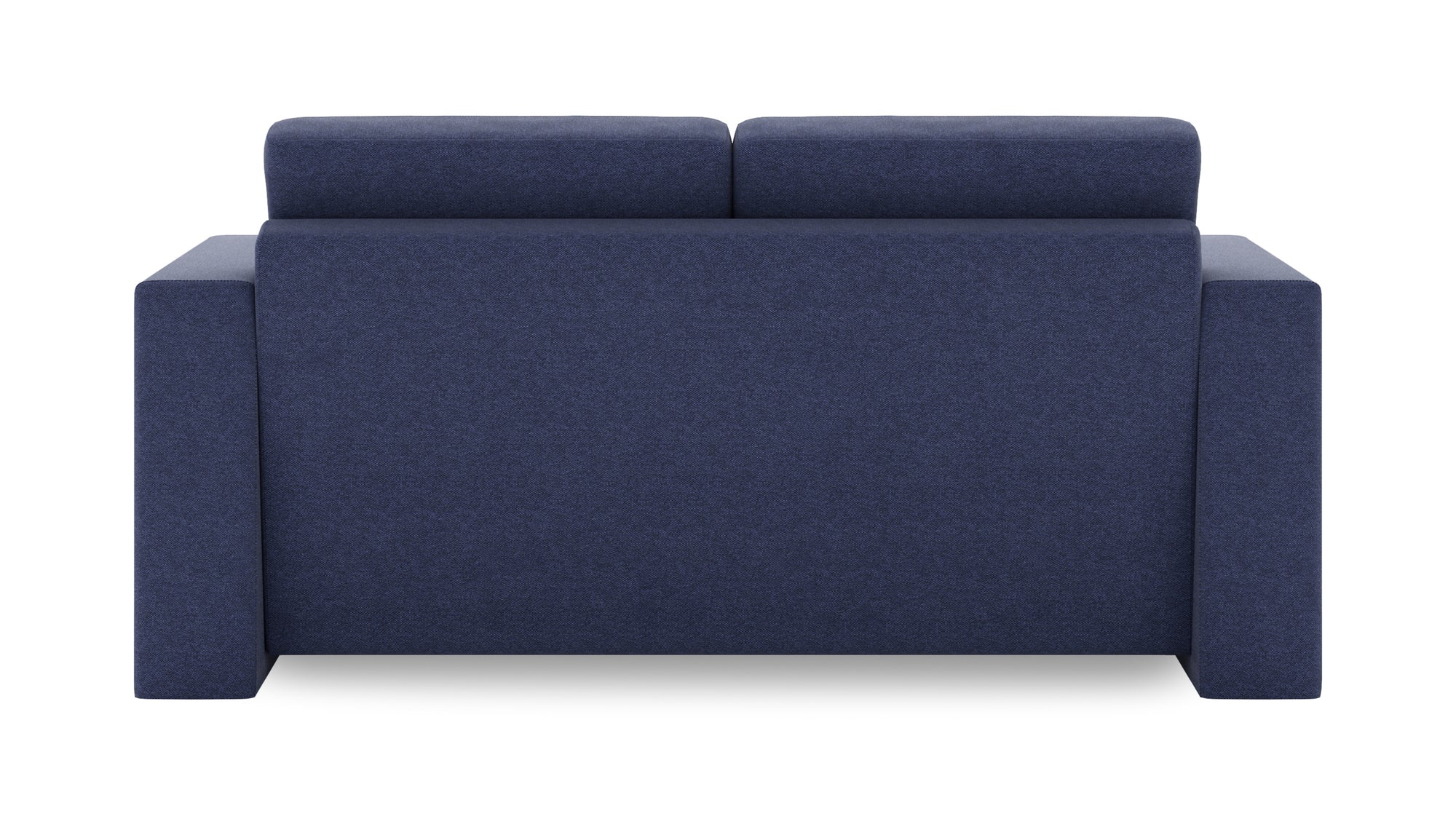 Schlafsofa von Bruno – 140 cm, in Blau