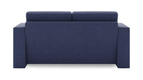 Schlafsofa von Bruno – 140 cm, in Blau