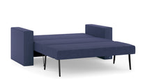 Schlafsofa von Bruno – 140 cm, in Blau