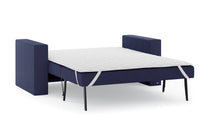 Schlafsofa von Bruno – 140 cm, in Blau