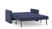 Schlafsofa von Bruno – 140 cm, in Blau