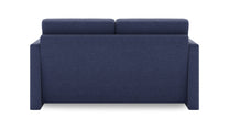 Schlafsofa von Bruno – 140 cm, in Blau
