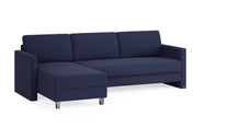 Schlafsofa von Bruno – 160 cm, in Blau