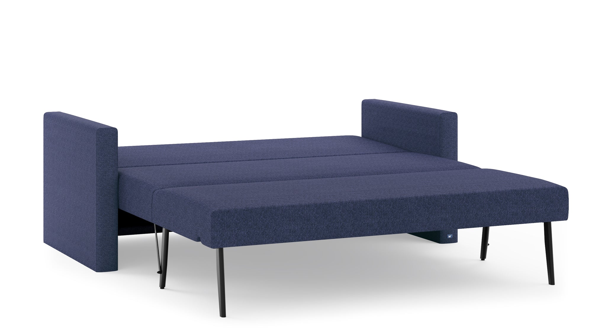 Schlafsofa von Bruno – 160 cm, in Blau