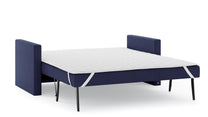 Schlafsofa von Bruno – 160 cm, in Blau