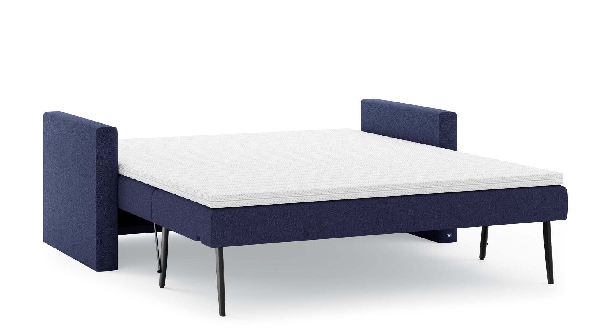 Schlafsofa von Bruno – 160 cm, in Blau