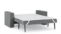 Schlafsofa von Bruno – 140 cm, in Dunkelgrau