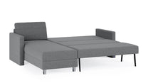 Schlafsofa von Bruno – 140 cm, in Dunkelgrau